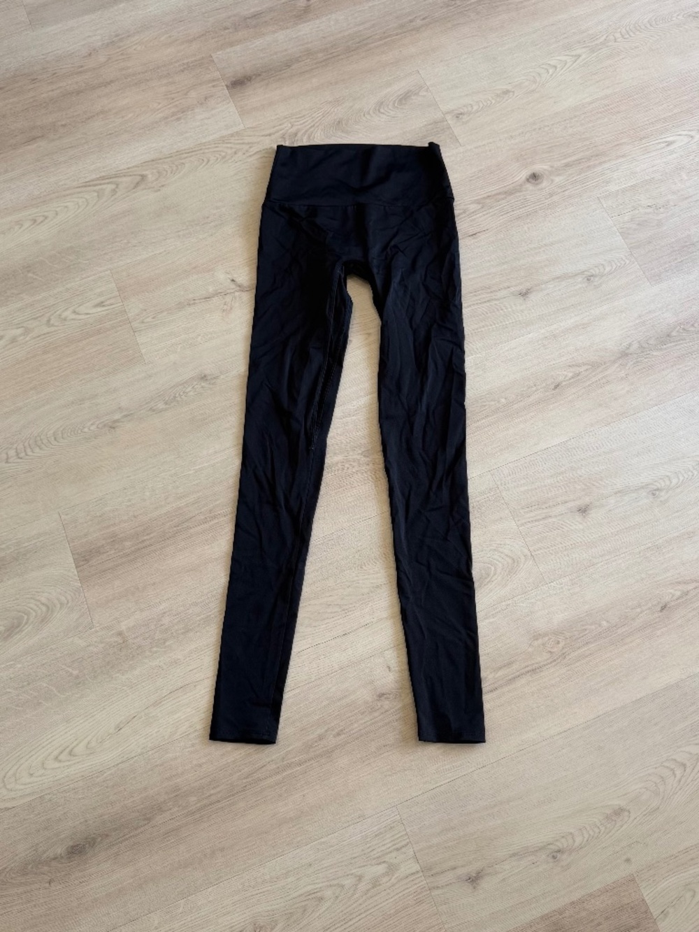 K-Deer Black Shimmer Full Length Leggings Size Small